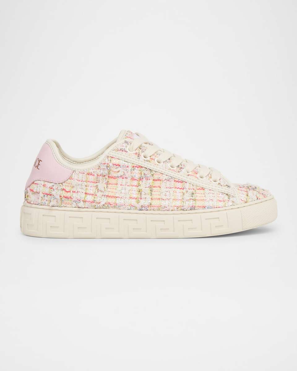 Greca Boucle Low-Top Sneakers